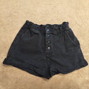 Forever 21 Black Denim Shorts